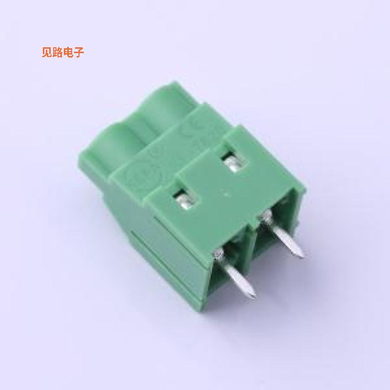 KF7620-7.62-2P -原装[可拼接 铜 环保螺钉式接线