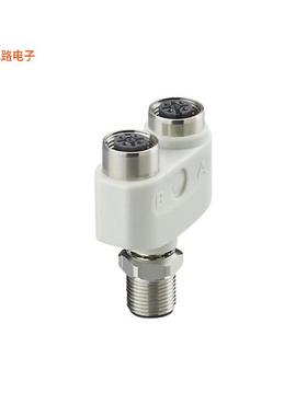 EBF006 -原装[SPLITTER, 4-PIN M12 MALE TO 2 -配电器 Y 形