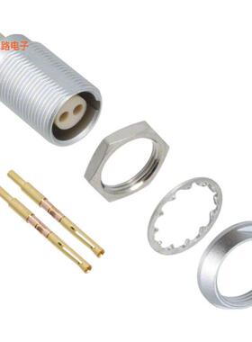 JBXEA0G02FSSDS -[全新CONN RCPT FMALE 2P GOLD SLDR CUP]