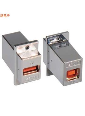 ECF504-UABS-HR -[全新USB A-B PNL ADPT SHLD HI-RET]