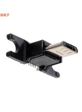 ZX80-B-5SA(31) -[全新CONN PLUG USB2.0 MICRO B SMD]
