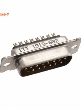 DAM15PF225 -原装[CONN D-SUB PLUG 15POS PNL MNTD-Sub