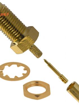 132117RP -原装[CONN RPSMA JACK STR 50OHM SOLDERRP-SMA