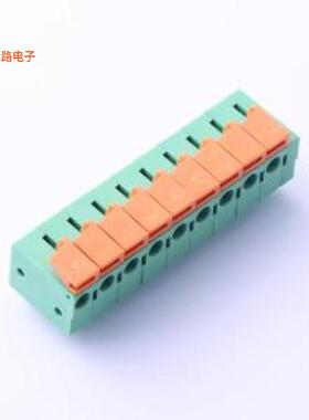 JL142R-50809GA1 -[原装弹簧式接线弯插,P=5.08mm