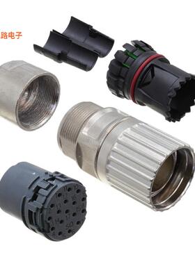 1629156 -原装[CONN PLG HSG FMALE 17POS INLINE插头外壳