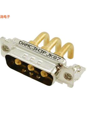 DAMC-3H3P-J-K87 -[全新CONN D-SUB PLUG 3POS R/A SOLDER]