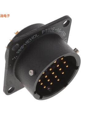 PT02E-14-19P(027) -原装[PT 19C 19#20 PIN RECP插座，公形引脚