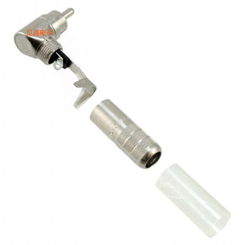 3502RA -[全新CONN RCA PLUG MONO R/A 2COND 3PC]