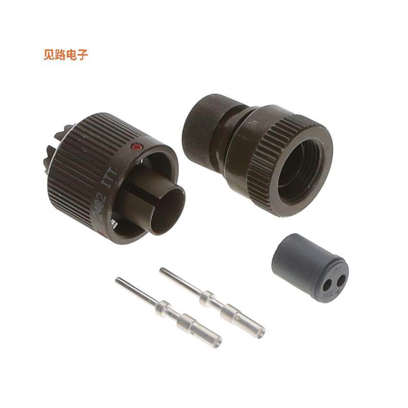 CA3106E10SL-4P-B-02 -原装[CONN PLUG W/PINS 2POS插头，公引脚