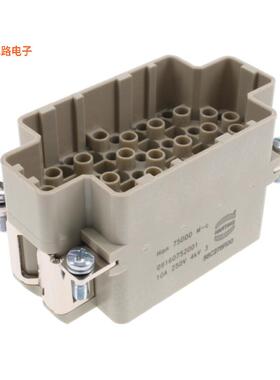 09160752001 -原装[HAN 75DDD MALE CRIMP INSERT无触头嵌件