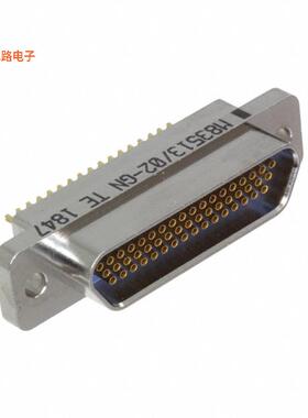 1532207-1 -原装[CONN MICRO-D RCPT 51POS SLDR CUPD 型，微型 D