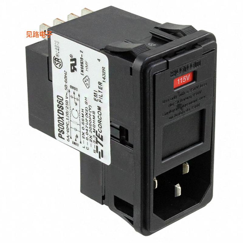 PS00XDS60 -原装[PWR ENT MOD RCPT IEC320-C14 PNLIEC 320-C14