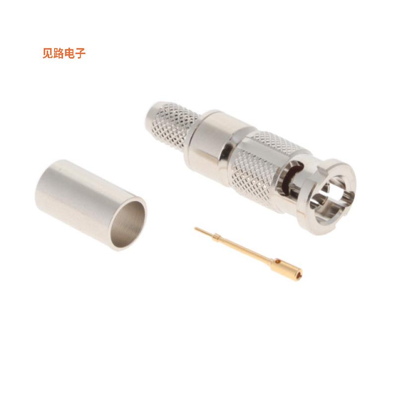 HDBNC-P-C-GN-ST-CA8 -原装[CONN BNC PLUG 75OHMBNC，HD
