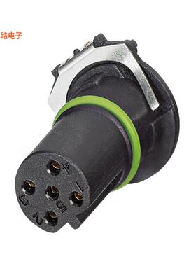 1551435 -原装[CONN FMALE INSERT 5POS SOLDER插件，母插口