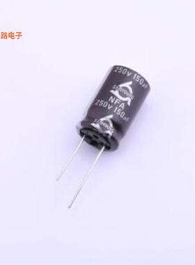 NFA 250V150 M 16*25 -[原装直插铝电解插件,D16xL25mm