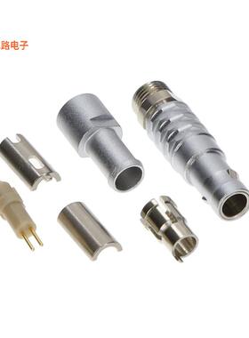 S2CL0C-P02MCC0-3000 -[全新CONN PLUG MALE 2P GOLD SLDR CUP]