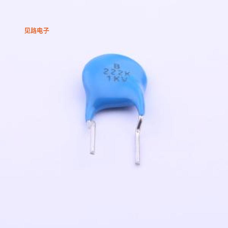 CK45-B3AD222KYNNA -[原装直插瓷片电容插件,P=5mm