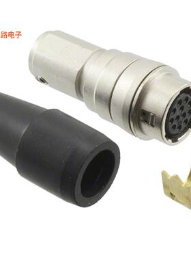 HR10G-10J-12S(73) -[全新CONN JACK FMALE 12P SOLDER CUP]