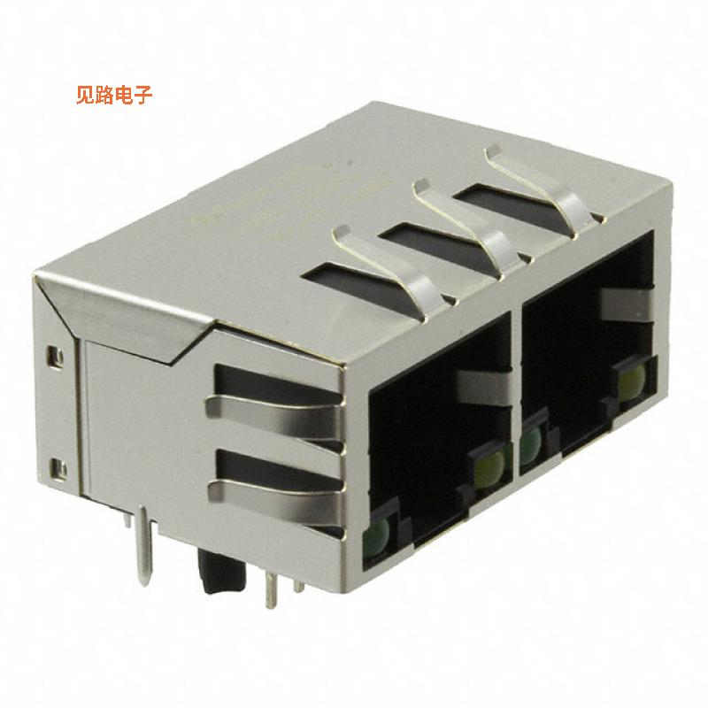 JXD0-2019NL -原装[CONN JACK 2PORT PCBRJ45