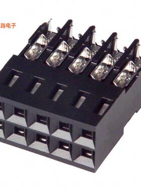 5-102398-3 -原装[CONN RCPT 10P IDC 22-26AWG GOLD插座