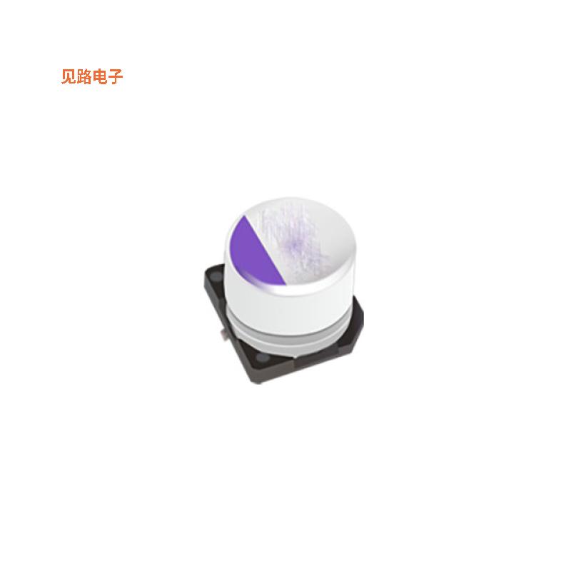 6SVT390M -原装[CAP ALUM POLY 390UF 20% 6.3V SMD聚合物