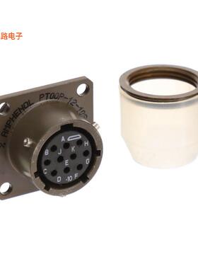 PT00P-12-10S -原装[MIL-26482 MS/PT/CMB RECEPT插座，母型插口