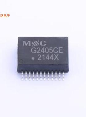 G2405CE -[原装网口变压器SMD-24P,17.5x12.2mm