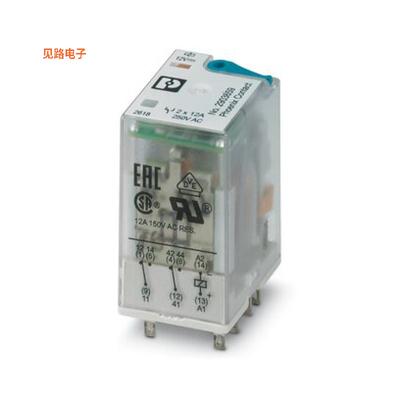 2903659 -原装[RELAY GEN PURPOSE DPDT 12A 12V可插