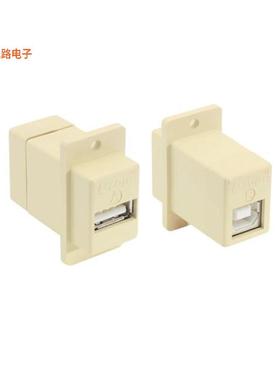 ECF504-UAB -[全新CPLR PNL MNT USB A/B IVRY]