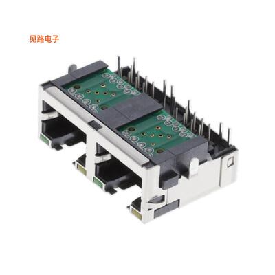 RJE722881411 -原装[8P8C, RA, RECESSED PROFILE, TWO插孔