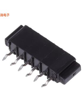 5-487509-5 -原装[CONN FFC VERT 6POS 2.54MM PCBFFC，FPC