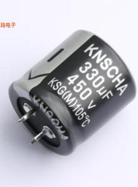 LSG450M337S303S1AA -[原装牛角型电解插件,D30xL30mm