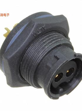 ABB-02PMFS-LC7001 -[全新CONN RCPT FMALE 2P GOLD SLDR CUP]