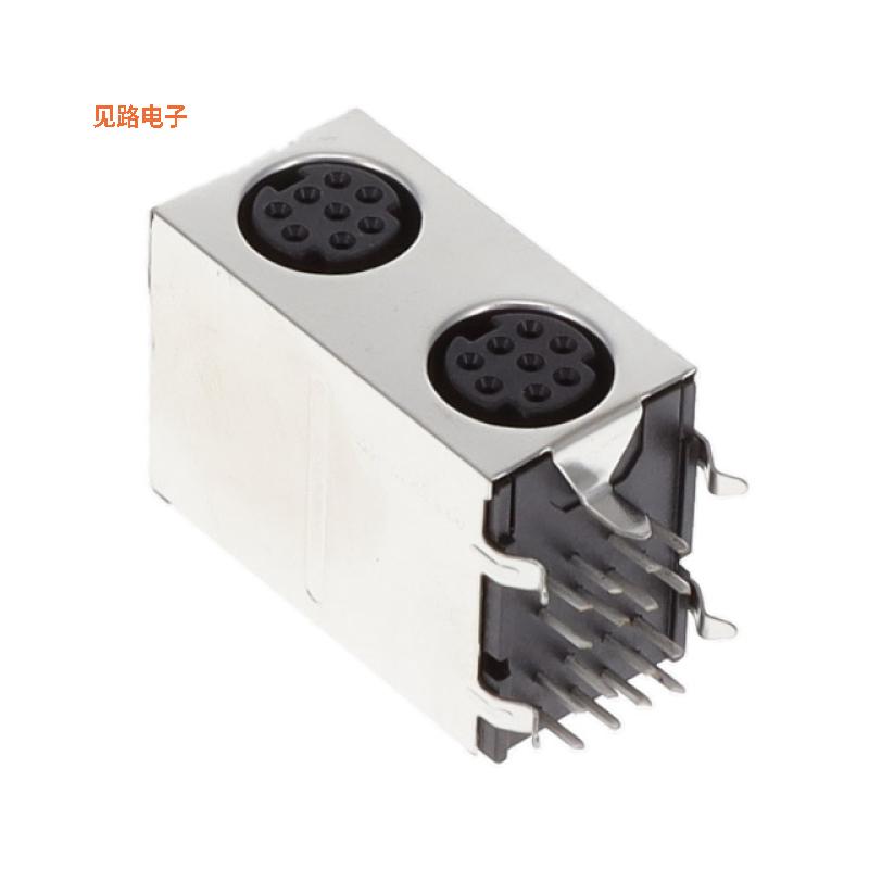 KMDGX-8S/8S-S4N -[全新CONN RCPT FMALE MIN DIN 8/8P SLD]