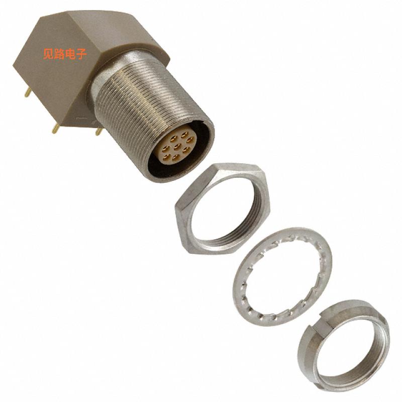 EXG.1B.308.HLN -[全新CONN RCPT FMALE 8POS GOLD SOLDER]