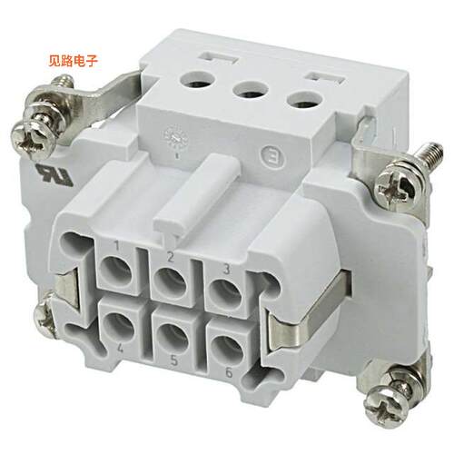 1-1103635-1 -原装[INSERT FEMALE 6POS+1GND SCREW插件