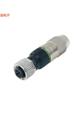 E18059 -原装[WIRABLE CONNECTOR, 4 PIN M12 MIC插座，母型插口