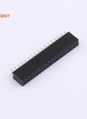 DW254R-22-34-85 -原装[2.54排母2x17P 间距:2.54mm 直插排母