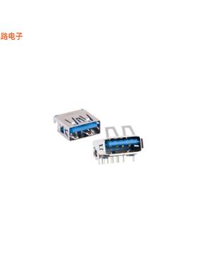 GSB311537FRHR -[全新USB3.0, A, RECEPTACLE, RIGHT ANG]