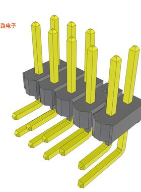 TSW-105-08-L-D-RA-008 -原装[CONN HEADER R/A 10POS