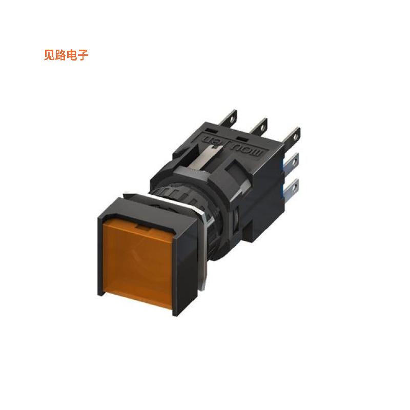 M6P-BMS1-110O -原装[PB-MOM-SPDT-110VAC-ORANGE前面板安装