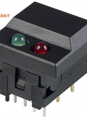 5511MBLKREDGRN -[全新SWITCH PUSH SPDT 0.03A 12V]