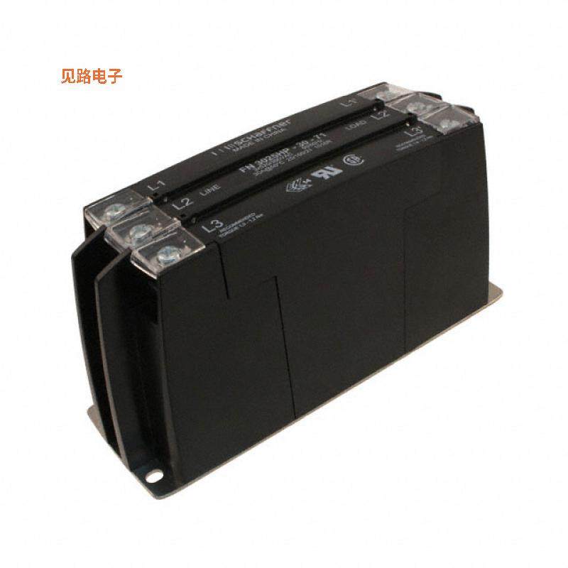 FN3025HP-30-71 -原装[LINE FILTER 30A DIN RAIL三相（角接）