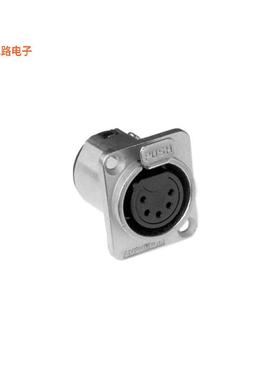 AC5FDZ -原装[CONN PLUG FMALE XLR 5P SLDR CUP插头，母插口