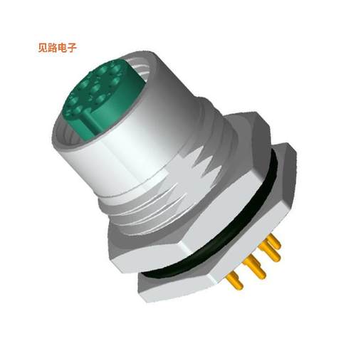 M12A-08PFFP-SF8001 -[全新CONN RCPT FMALE 8POS GOLD SOLDER]