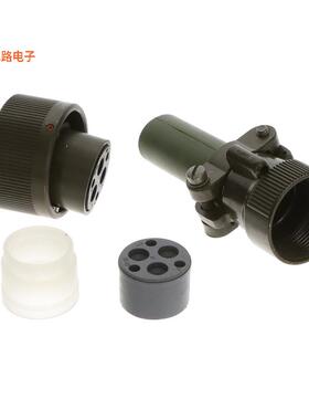 CA3106E20-22S-B -原装[CONN PLUG W/SKT 6POS插头，母插口