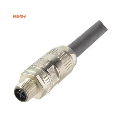 21038961415 -原装[M12 S-CODE 3+PE PIN, MALE, SHIEL插头外壳