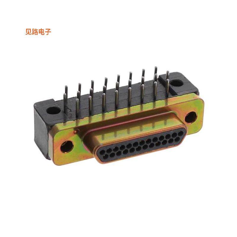 MDM-25PCBR-L61-F222 -[全新CONN MICRO-D PLUG 25POS R/A]