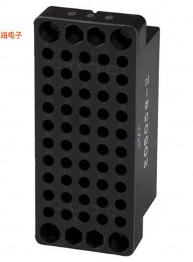 205058-2 -[全新CONN 50POS BLACK PNL MNT]