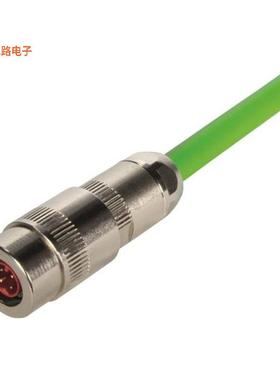 21021451430 -原装[M8 P-CODE PUSHPULL 4PIN STRAI